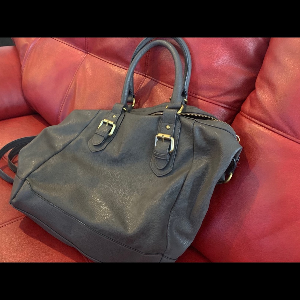 Gray Shoulder Bag